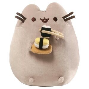 Gund Pusheen eating sushi